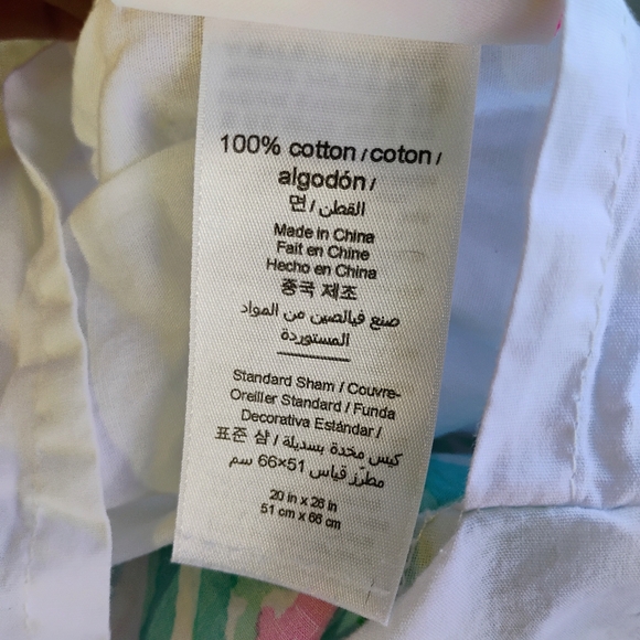 Lilly Pulitzer Pottery Barn Orchid Border Duvet Cover Set King Sized Tropical - Picture 6 of 16